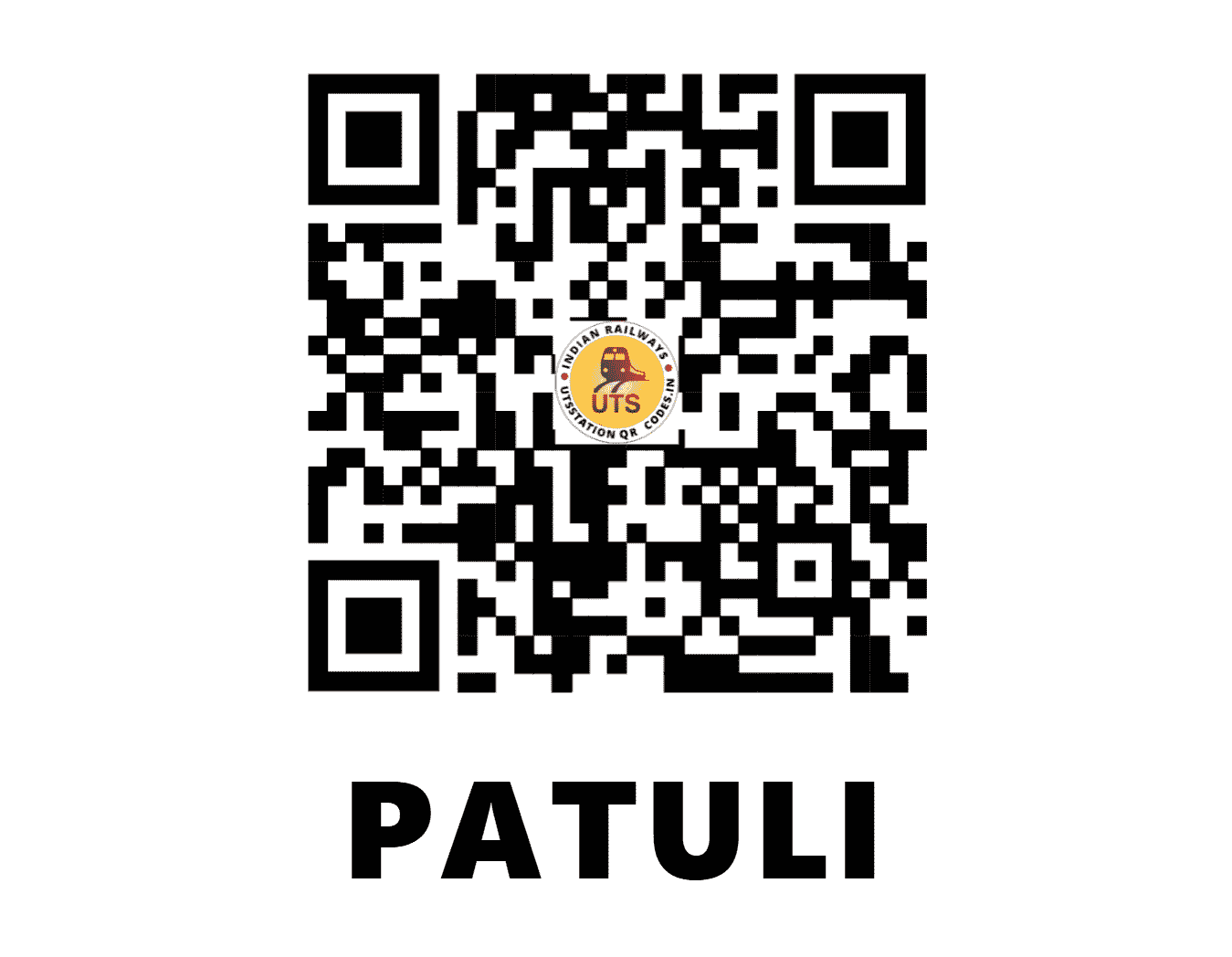UTS QR Code for PATULI - PTAE (ER - WEST BENGAL)